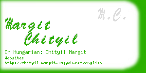 margit chityil business card